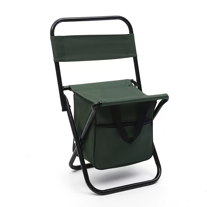 Hunting And Fishing Outdoor Chairs - ポータブル折りたたみキャンプチェア、軽量背もたれ付きスツール、アウトドアハンティング、釣り用、耐荷重性あり