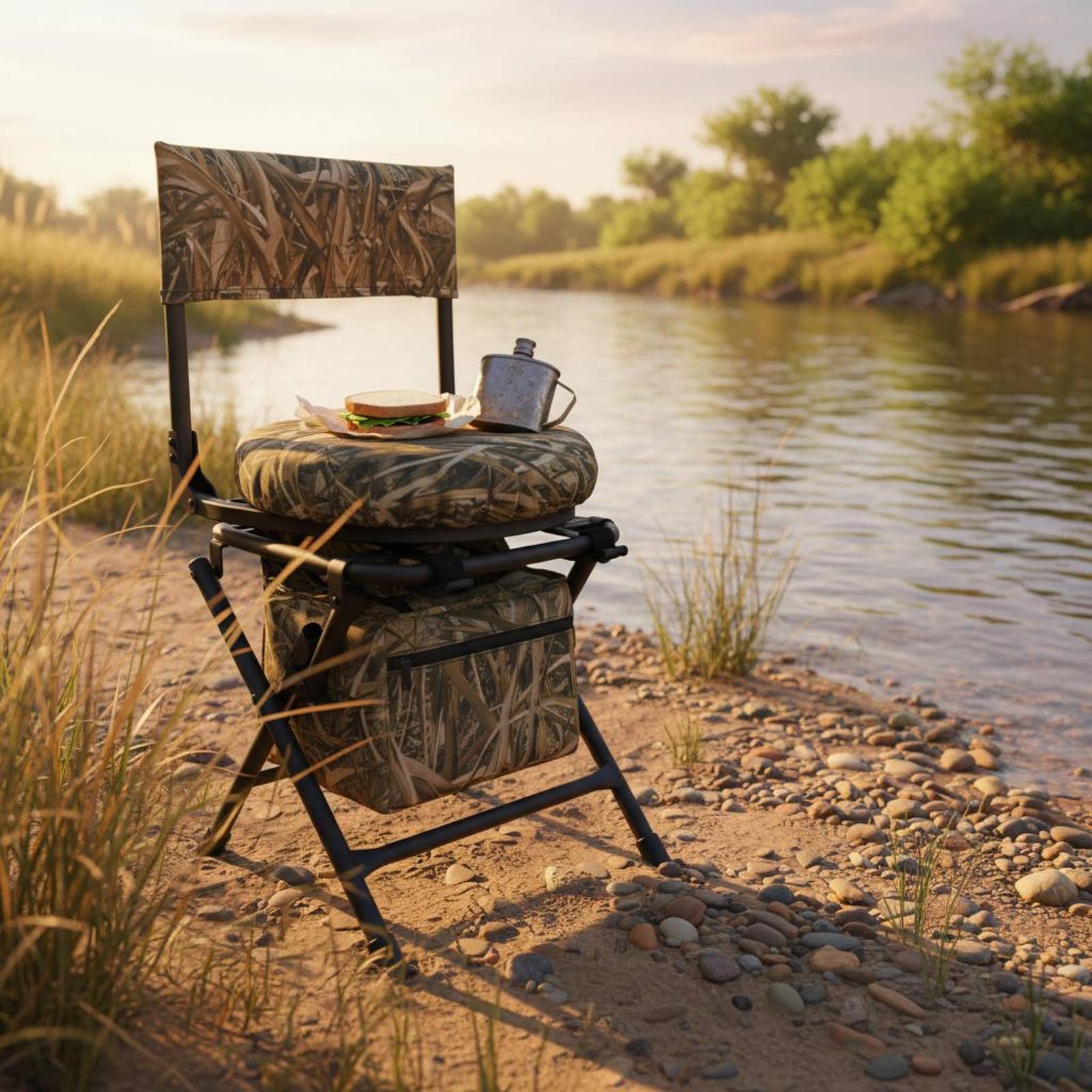 Hunting And Fishing Outdoor Chairs - 釣り椅子 折りたたみ式 折りたたみ釣り用スツール キャンプシート 背もたれ付き 狩猟用アウトドア用品