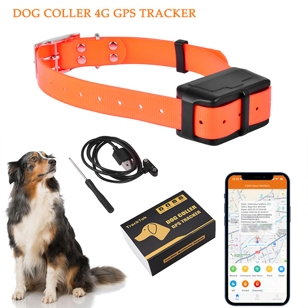 Outdoor Hunting Dog Collar - CY09A ポータブルペットGPSトラッカー 4000mAh 4G ハンティングドッグGPSトラッカー リモートブザー付き