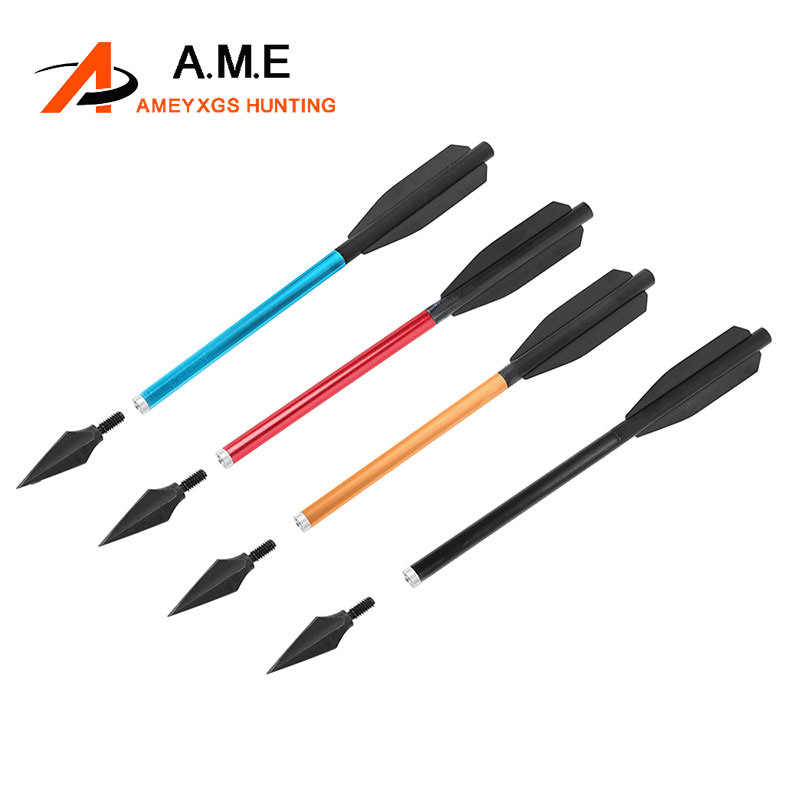 Crossbow Bolt Broadhead - 6/12 個アルミ矢クロスボウ矢アーチェリー取り外し可能な合金鋼シャープブロードヘッドクロスボウボルト狩猟撮影