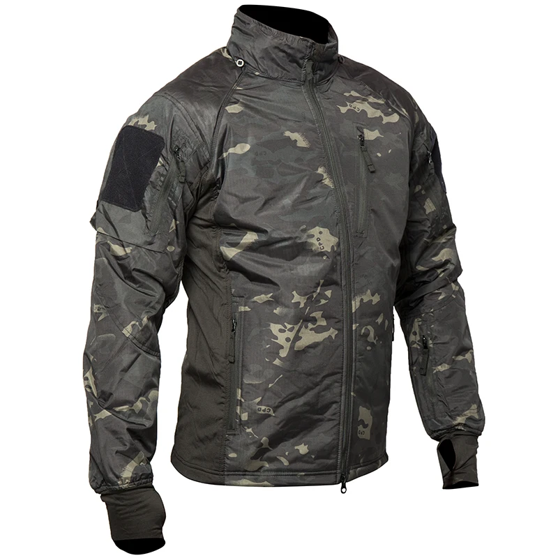 Safari Outdoor Hunting Jackets - メンズフード付きタクティカルジャケット,ミリタリーコンバットジャケット,ボンバーコート,ハイキング,ハンティング,アウトドア,ヤフ,冬