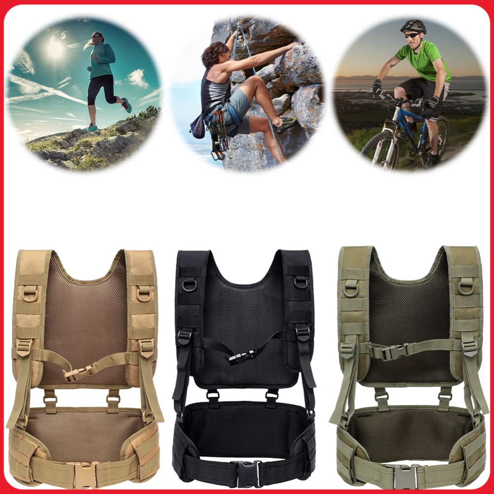 Outdoor Hunting Fleece - ハンティングベスト＆ベルト多機能アウトドアトレーニングベルトオックスフォード布エアソフトペイントボールモールウォーゲーム用