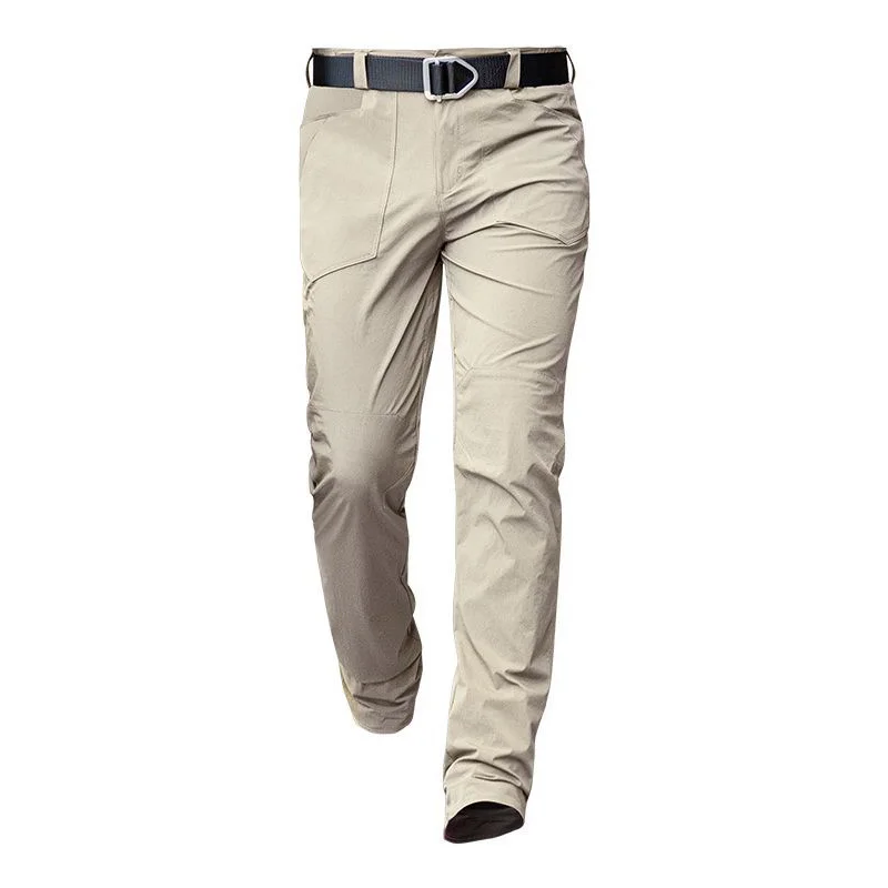 Outdoor Hunting Trousers - メンズアウトドアスポーツ迷彩戦闘訓練服作業ズボンハイキングハンティングパンツ多ポケットタクティカルカーゴパンツ