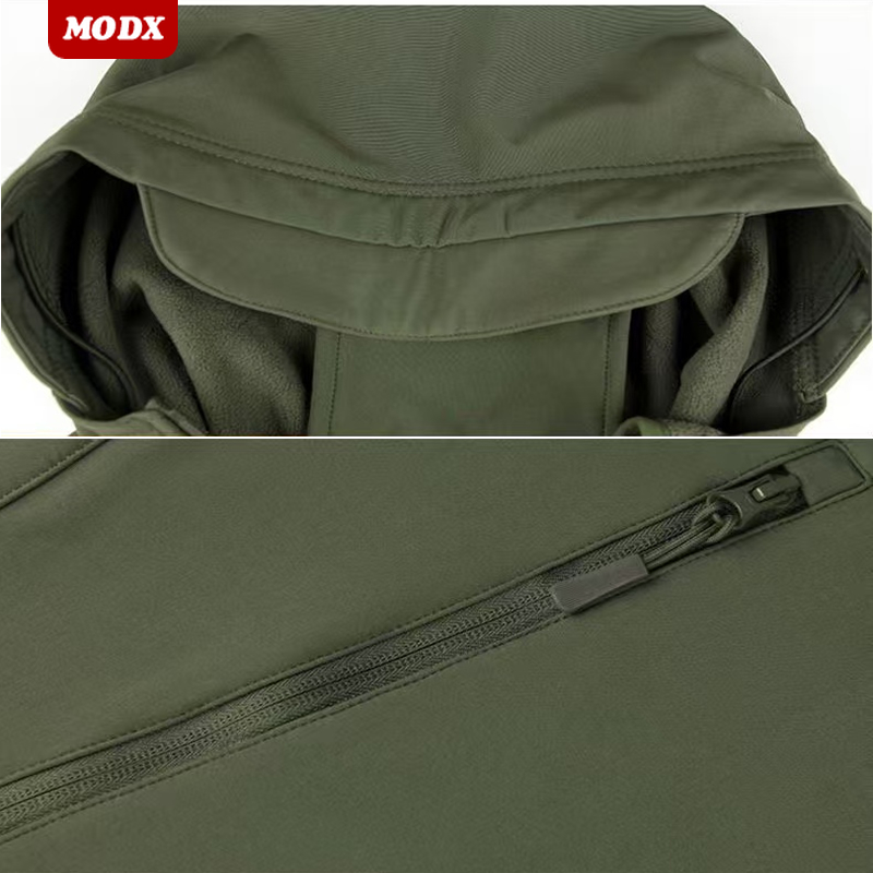 屋外のサメの皮のソフトシェルジャケット、暖かいウインドブレー - Safari Outdoor Hunting Jackets のレビューと価格