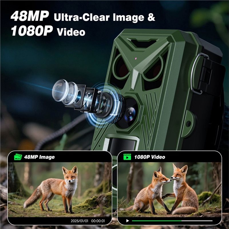 BTLIFE-野生動物監視 1080P HD 赤外線ハンティ - Hunting Outdoor Camera のレビューと価格