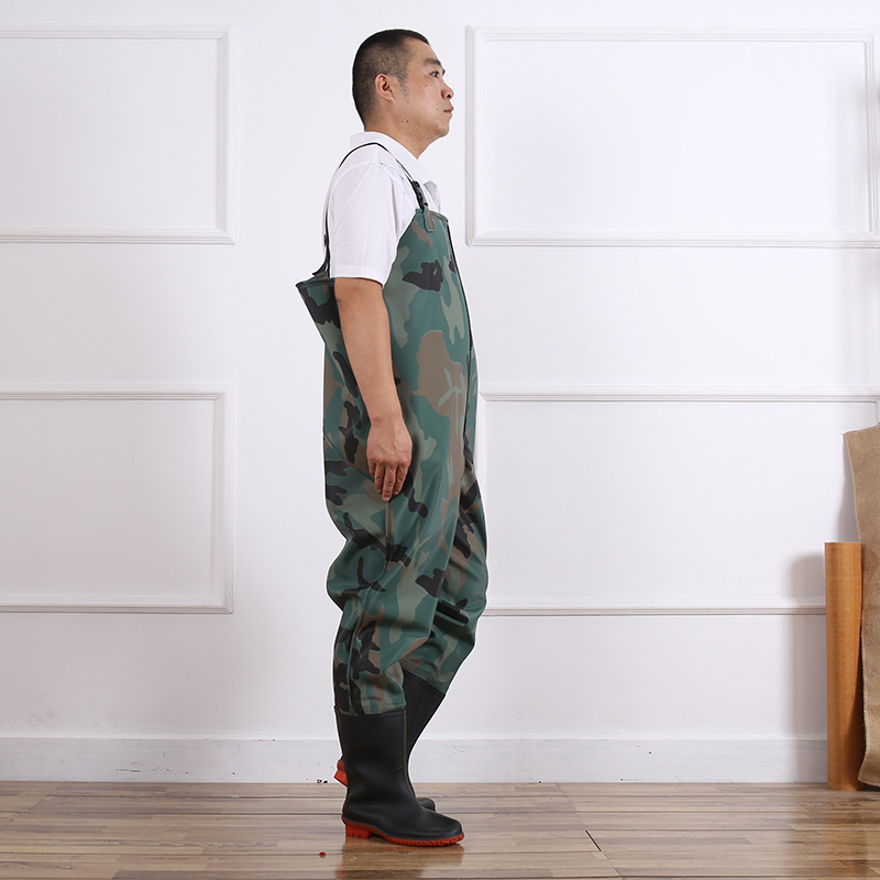 EU37-45 防水耐摩耗釣り服ブーツ屋外狩猟洗車オーバーオ - Outdoor Hunting Trousers のレビューと価格