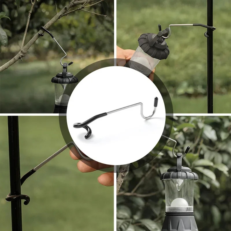 テントポールライトハンガーキャンプランタンフックポータブルス - Outdoor Hunting Tent のレビューと価格