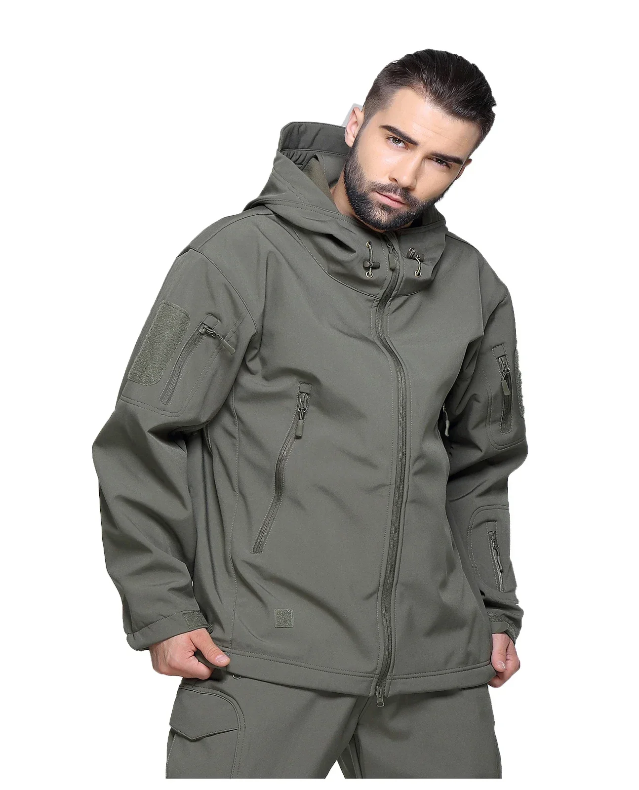 EMR 迷彩ソフトシェルアサルトスーツ、アウトドアスポーツ、 - Outdoor Hunting Fleece のレビューと価格