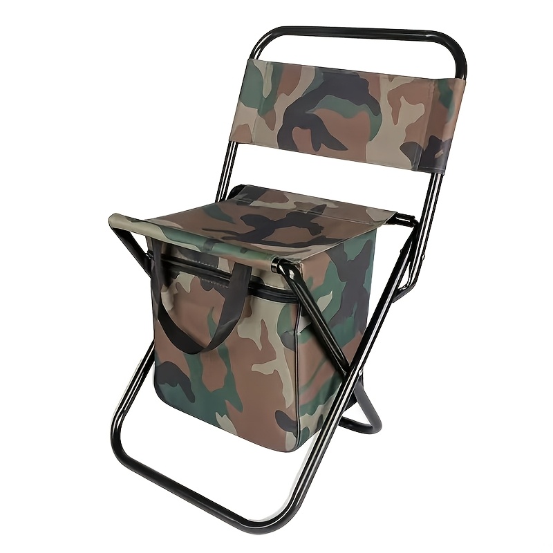 ポータブル折りたたみキャンプチェア、軽量背もたれ付きスツール - Hunting And Fishing Outdoor Chairs のレビューと価格