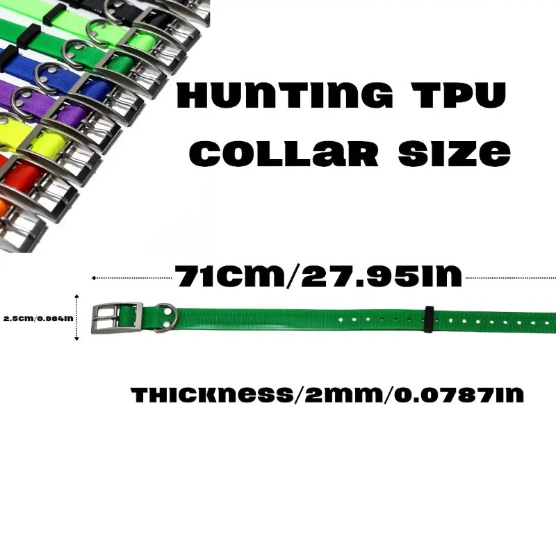 幅2.5cmの頑丈なTPU製犬用首輪、防水ハンティング用調整 - Hunting Dog Outdoor のレビューと価格
