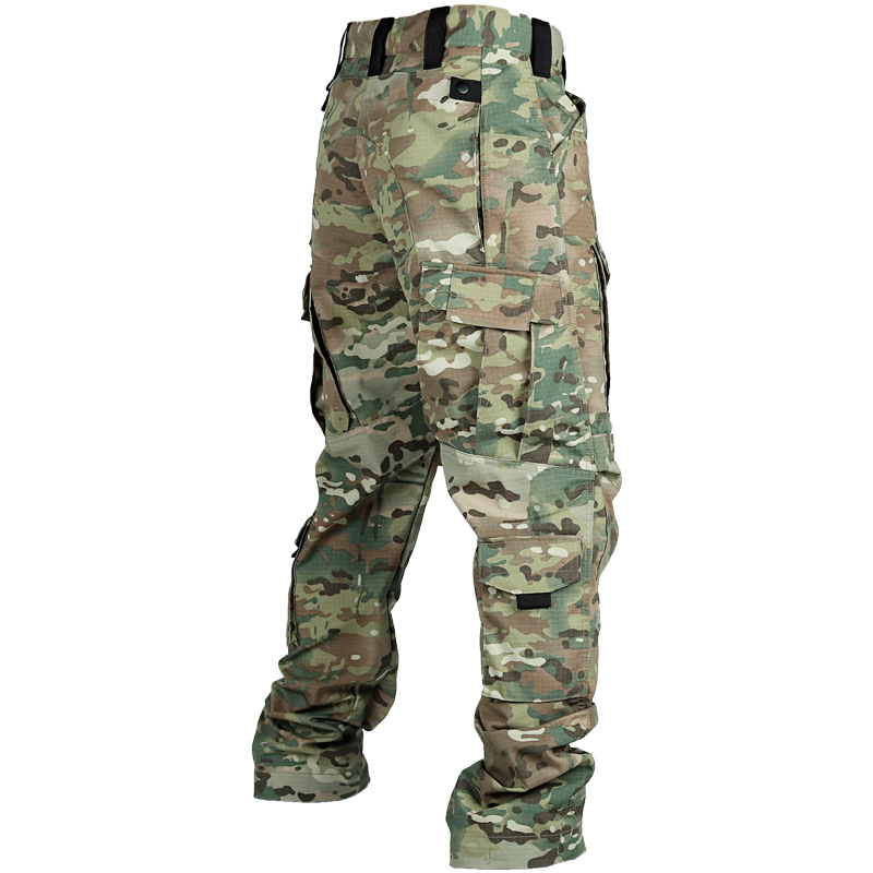 侵入者対策タクティカルパンツ メンズ キャンプ 多ポケット  - Outdoor Hunting Trousers のレビューと価格