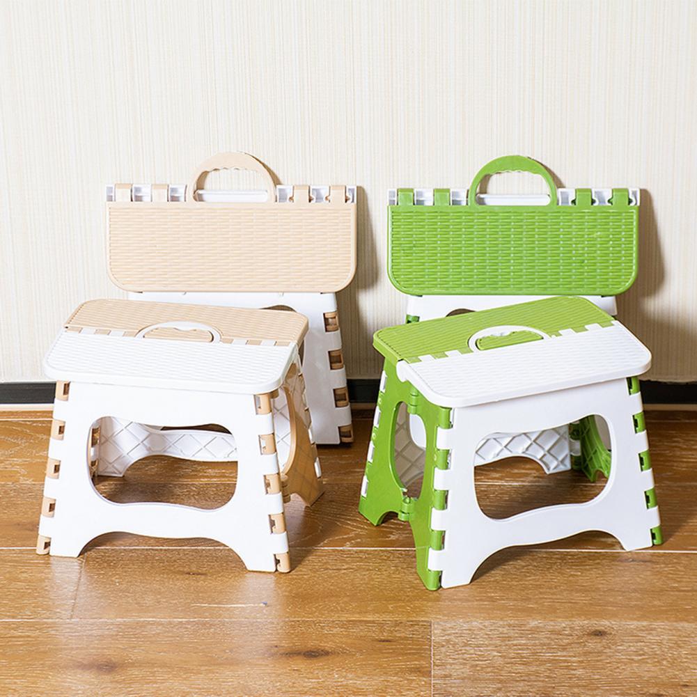 プラスチック折りたたみスツールハンドル付き軽量屋外キャンプ狩 - Hunting And Fishing Outdoor Chairs のレビューと価格