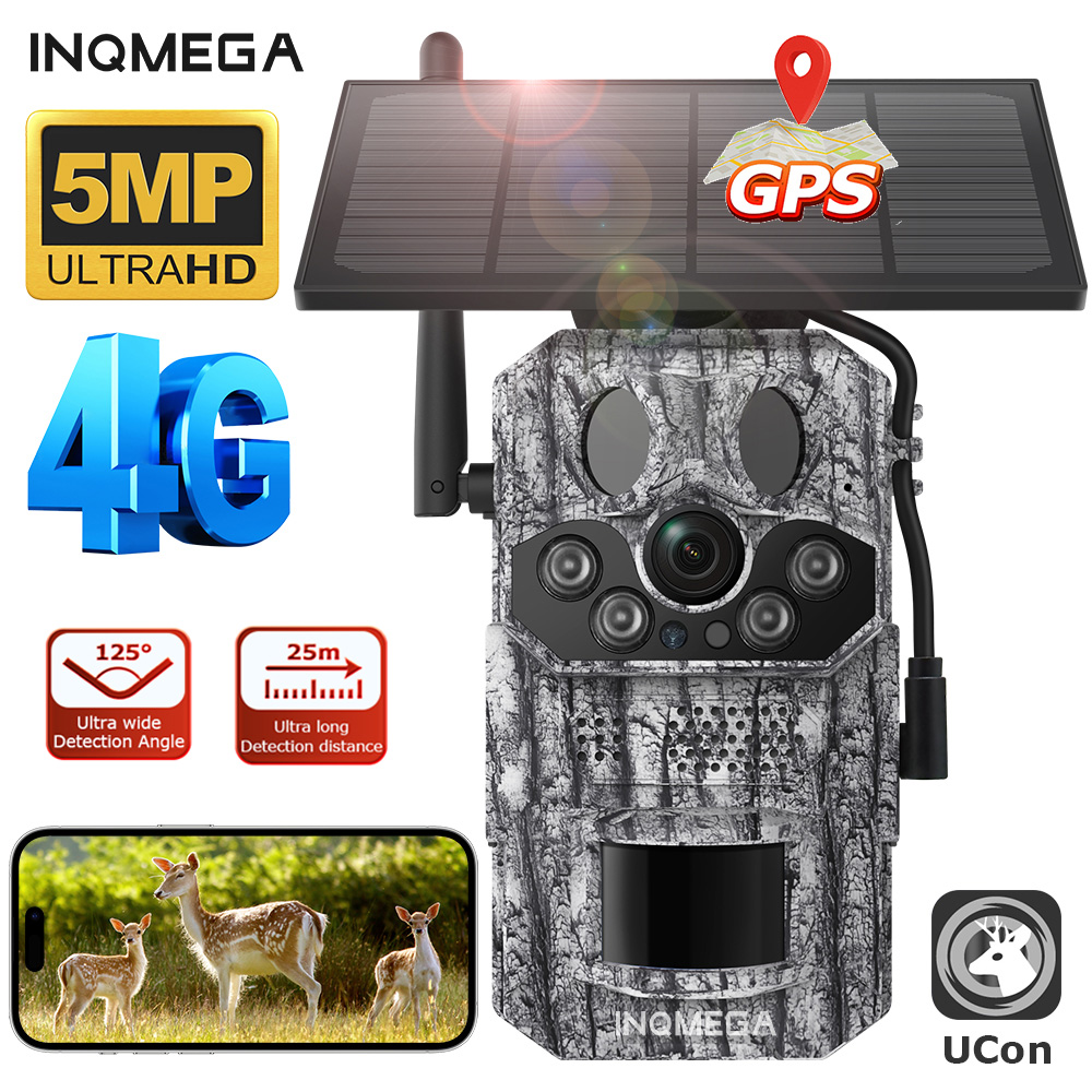 INQMEGA4G 2K 5MP PIR モーション起動トリ - Hunting Outdoor Camera のレビューと価格