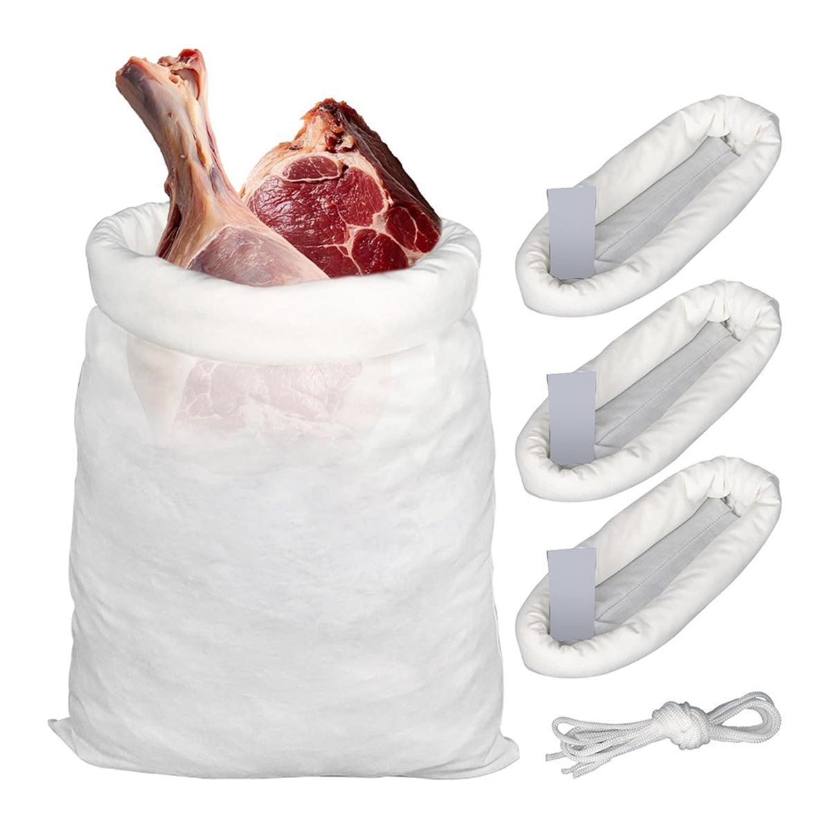 ゲームバッグ ハンティングミートバッグ、5個パック ロール式 - Game Bag Meat Hunting のレビューと価格