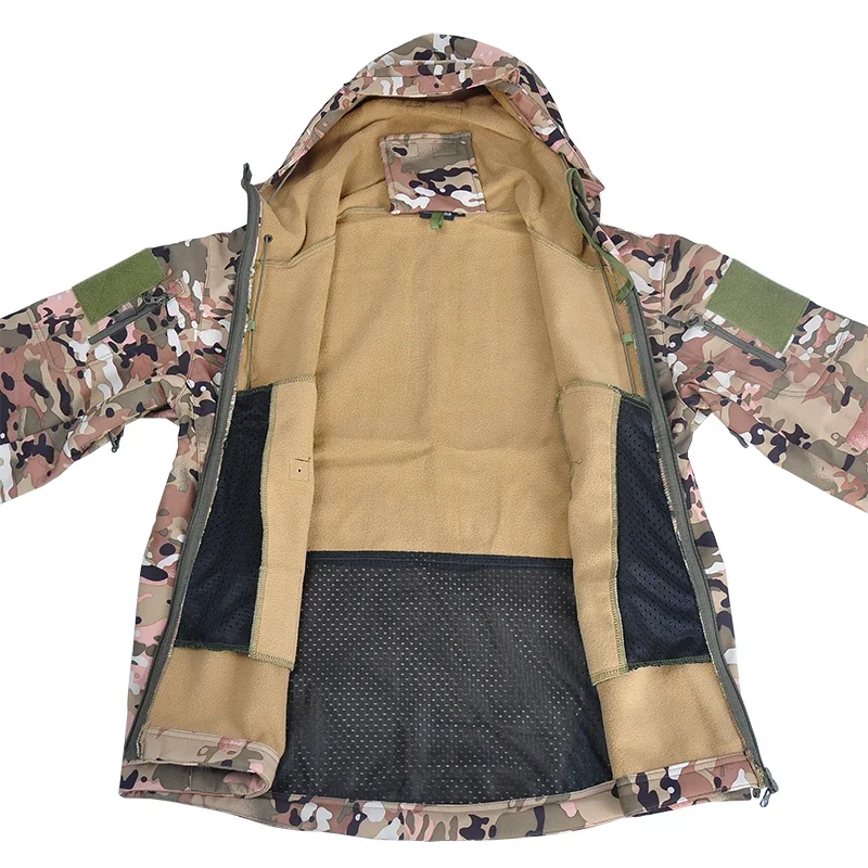 タクティカルメンズシェルジャケット,メンズタクティカルユニフ - Safari Outdoor Hunting Jackets のレビューと価格