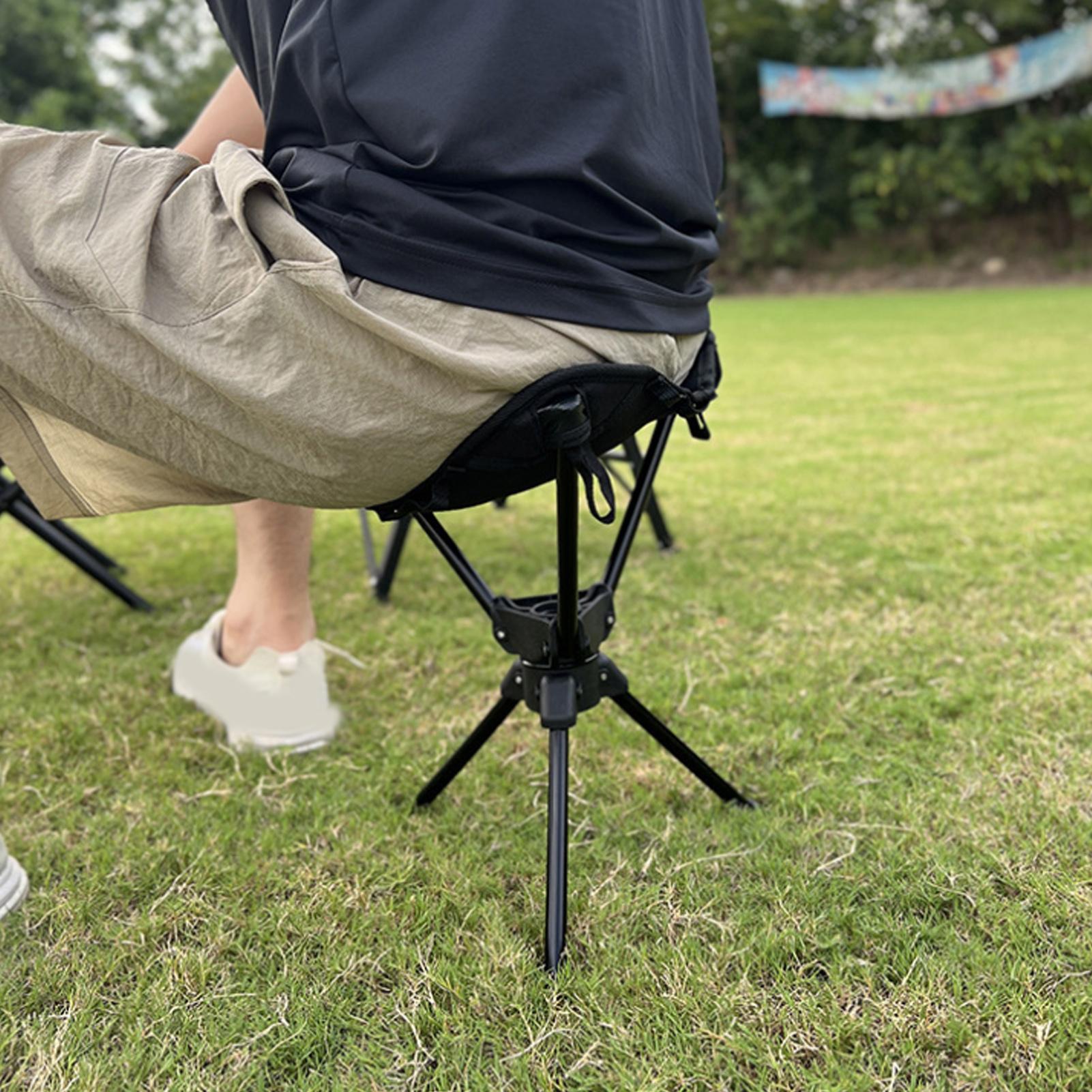 ポータブル折りたたみ式回転キャンプチェア、軽量釣り用スツール - Hunting And Fishing Outdoor Chairs のレビューと価格