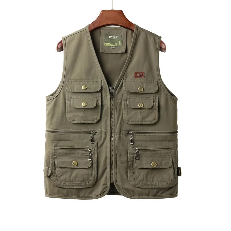 メンズベスト マルチポケット ノースリーブジャケット 男性用 - Safari Outdoor Hunting Jackets のレビューと価格