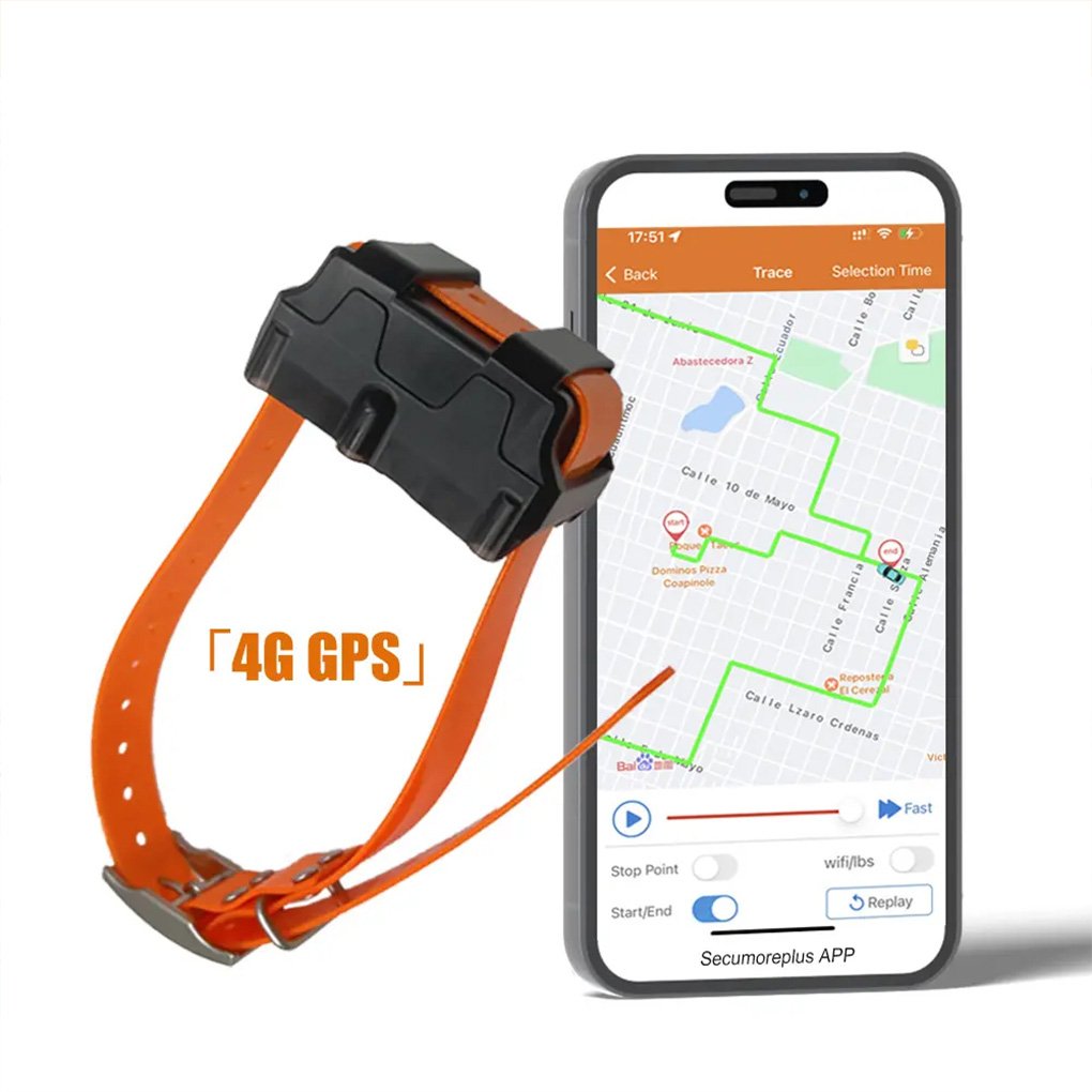 CY09A ポータブルペットGPSトラッカー 4000mAh - Outdoor Hunting Dog Collar のレビューと価格