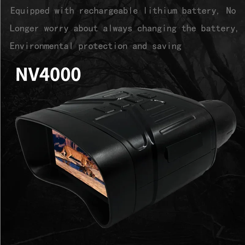 850nm デジタルナイトビジョンデバイス双眼鏡 200 メ - Hunting Outdoor Camera のレビューと価格