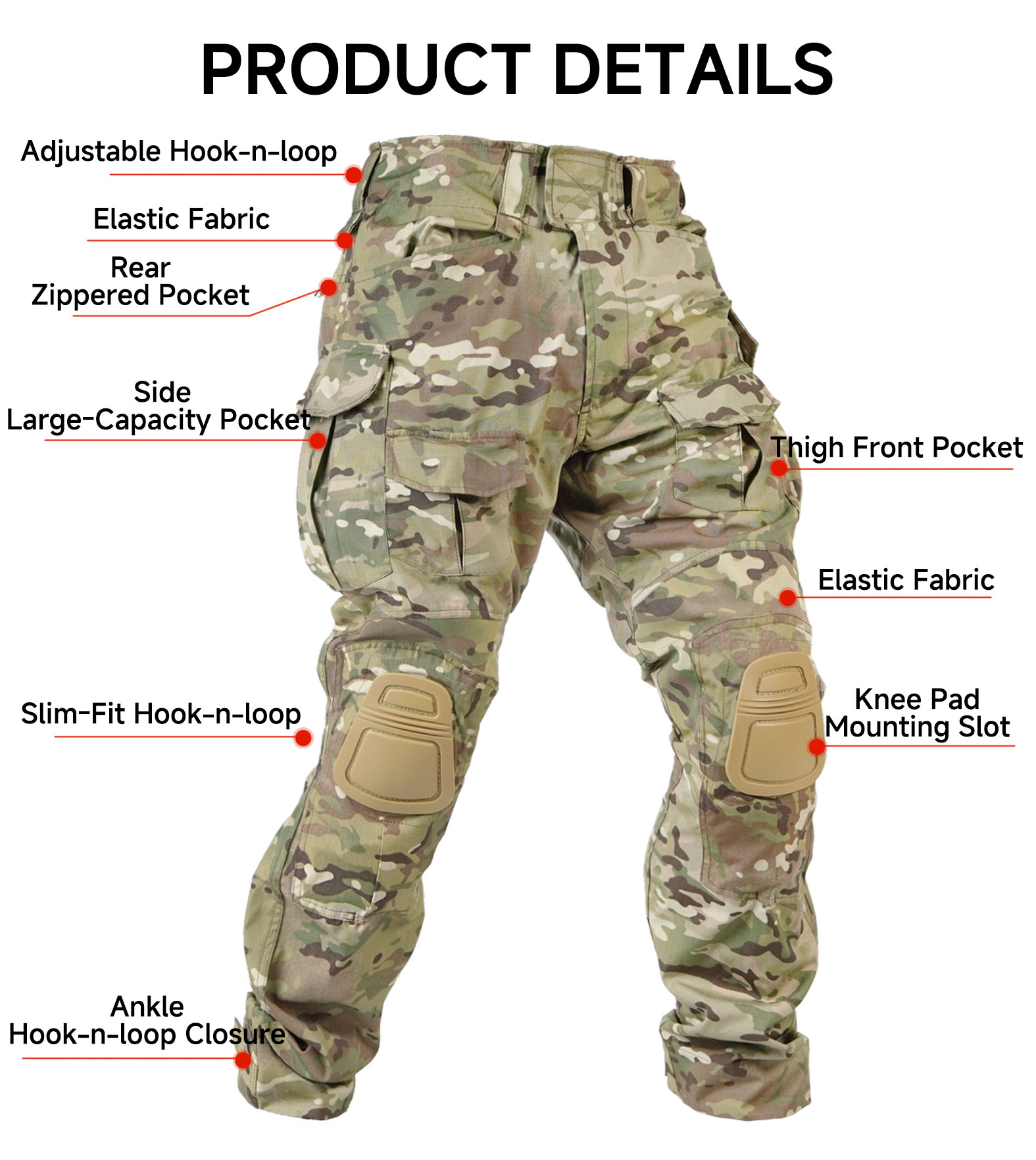 タクティカルG3パンツ カーゴコンバットパンツ タクティカル - Outdoor Hunting Trousers のレビューと価格