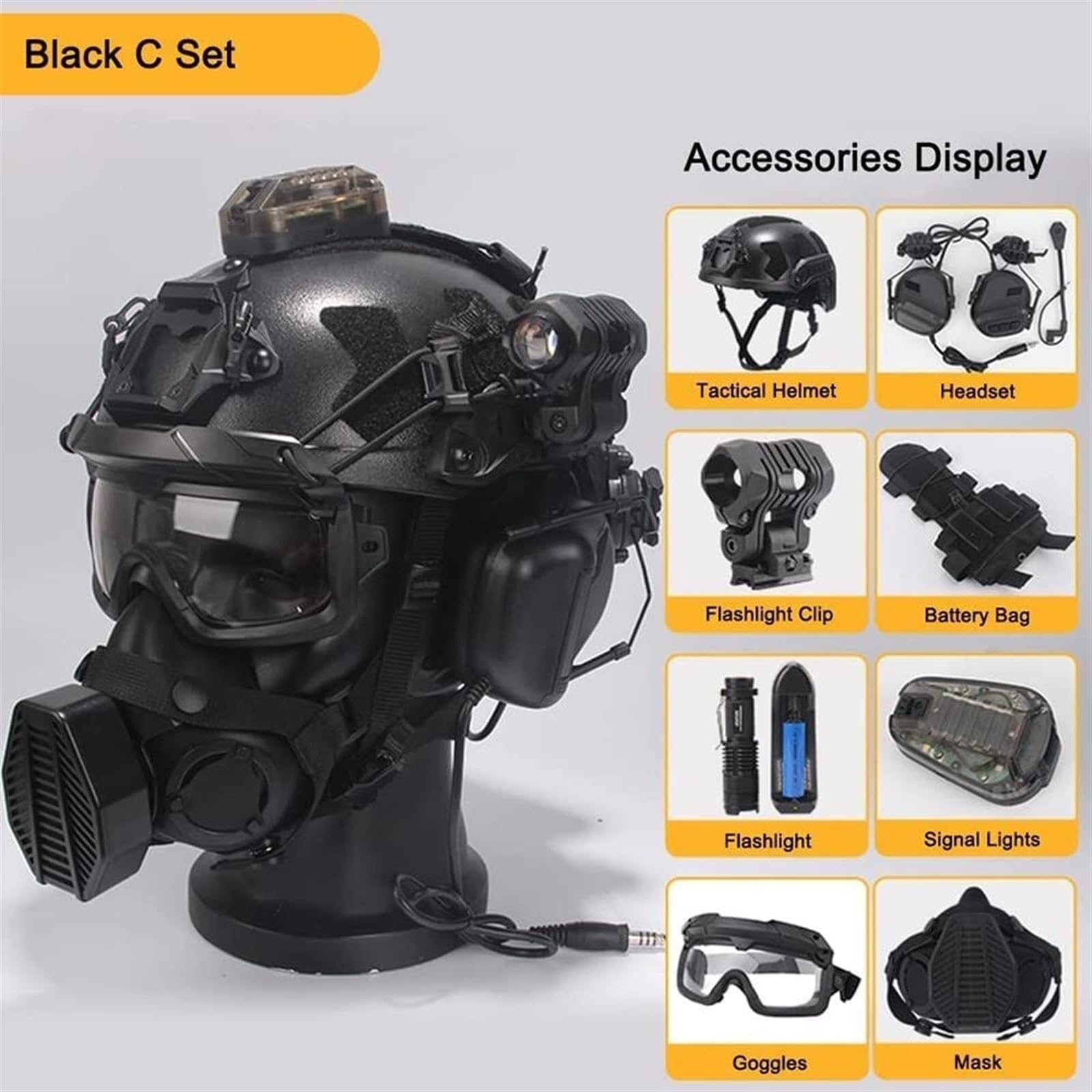 エアソフトヘルメットセット ノイズリダクション戦術ヘッドセッ - Outdoor Hunting Movies のレビューと価格