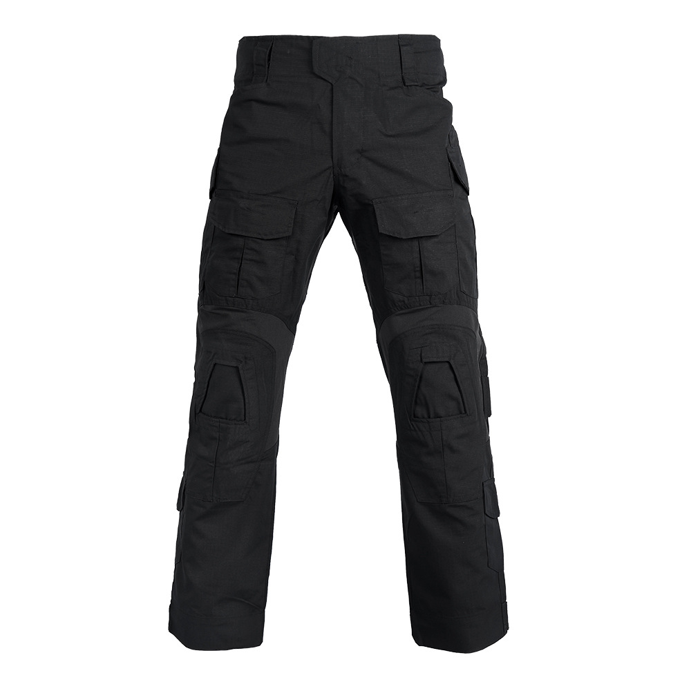 男性コンバットパンツ膝パッド付き戦術的なカーゴスポーツズボン - Outdoor Hunting Trousers のレビューと価格