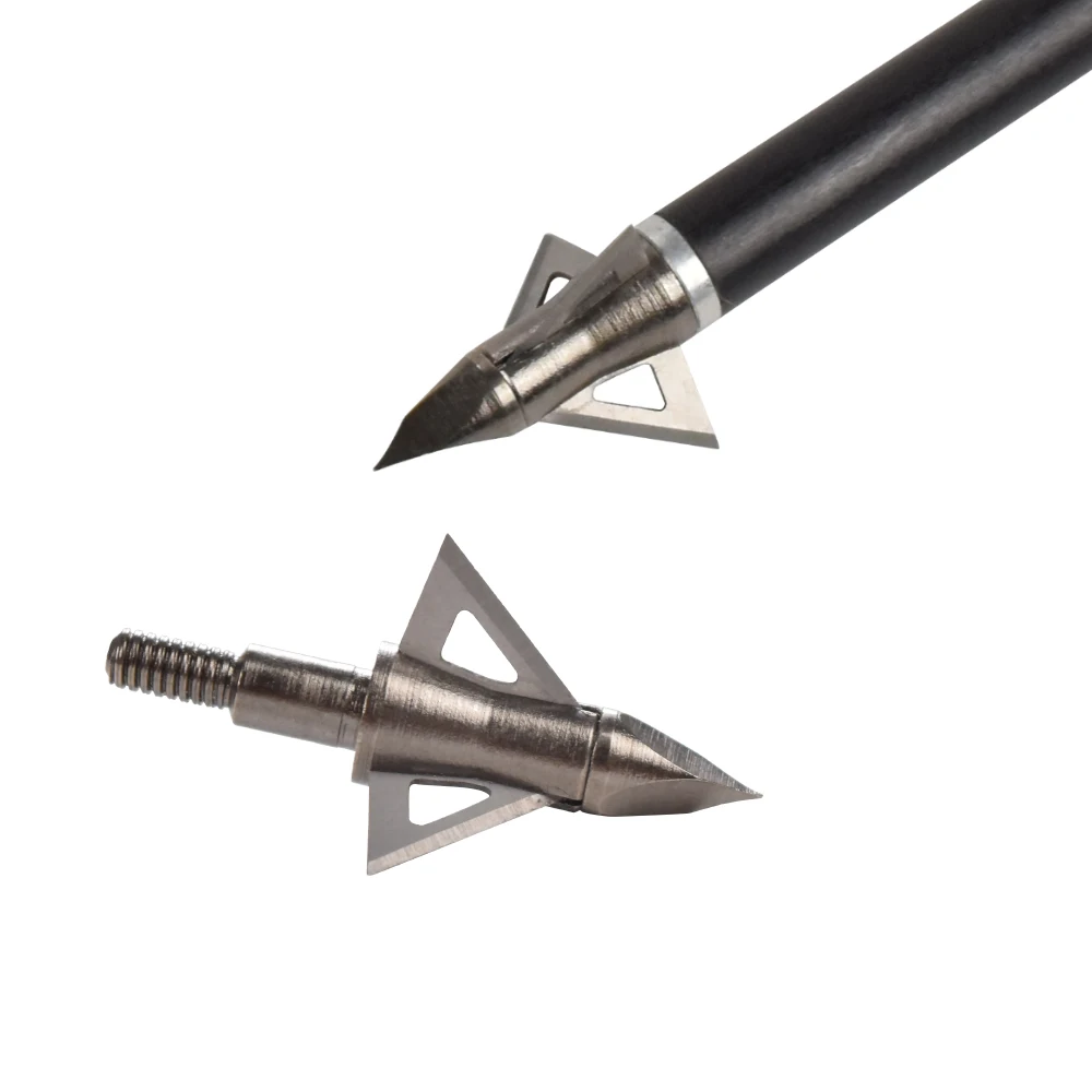 12X ハンティングブロードヘッドチップ アローヘッド 3枚 - Crossbow Bolt Broadhead のレビューと価格