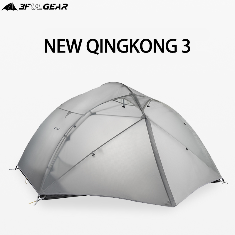 3F ギア Qingkon 3 人 4 シーズン 15D キ - Outdoor Hunting Tent のレビューと価格