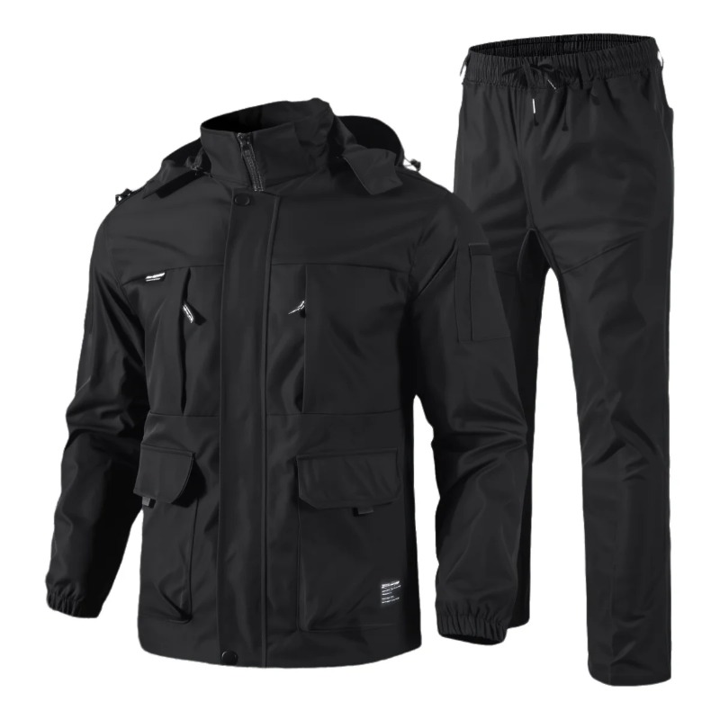 メンズ防水タクティカルセット 春秋用 取り外し可能な帽子付き - Hunting & Outdoor Supplies Carterton Reviews のレビューと価格