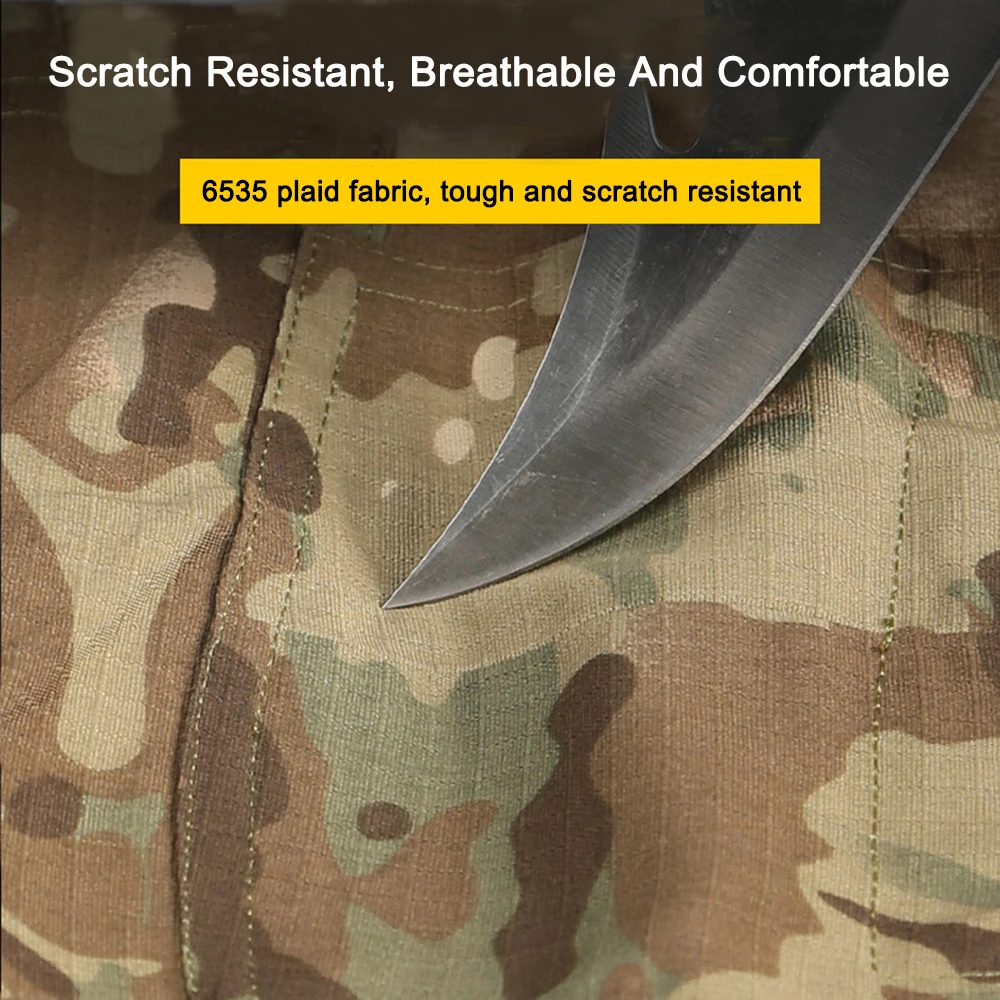 屋外男性戦闘パンツ戦術的なスポーツズボン作業服迷彩マルチカム - Outdoor Hunting Trousers のレビューと価格