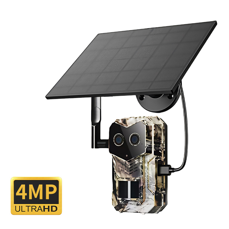 4MP 1440P ソーラー電源 低消費電力 4Gカメラ 野 - Hunting Outdoor Camera のレビューと価格
