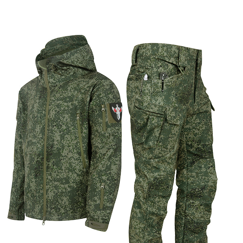 屋外防水迷彩サファリハイキングウィンドブレーカーフード付きハ - Safari Outdoor Hunting Jackets のレビューと価格