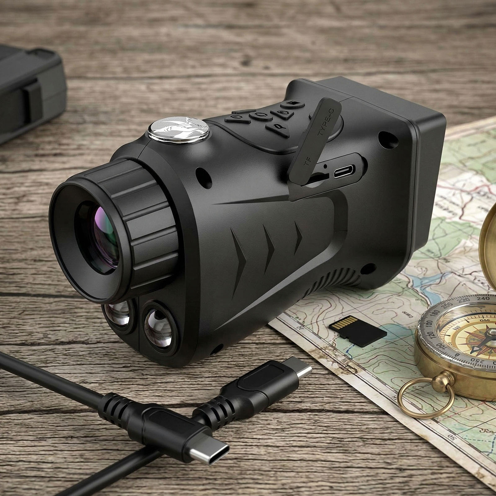 4K赤外線ナイトビジョンデバイス充電式ハンティングカメラデジ - Hunting Outdoor Camera のレビューと価格