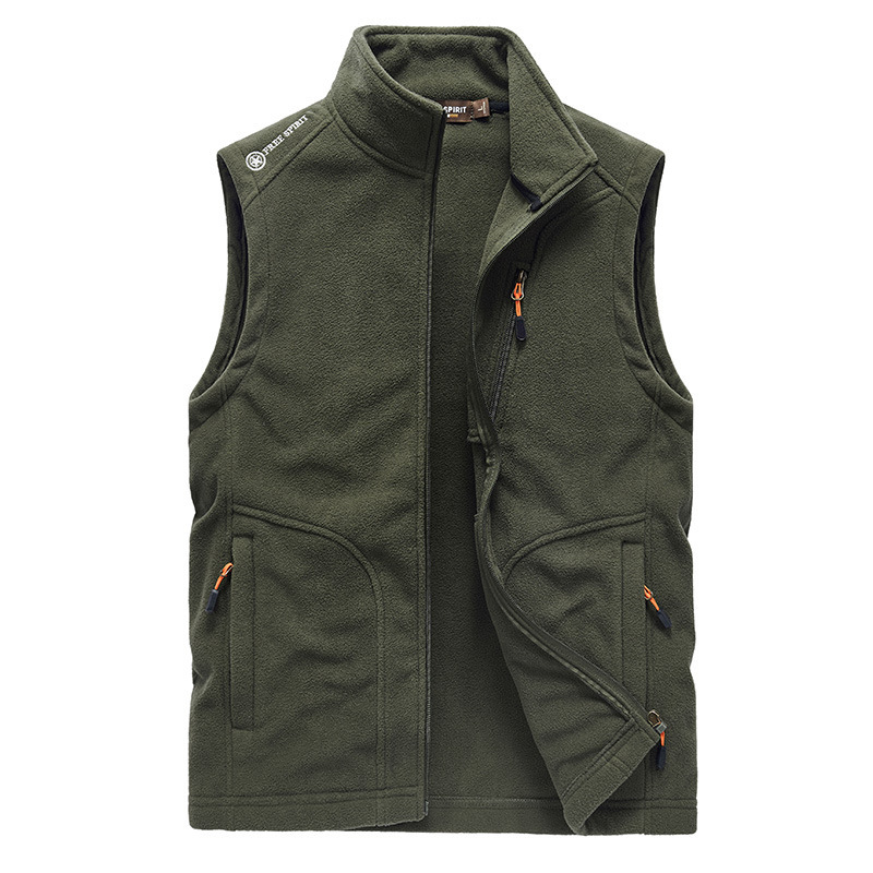 男性フリース暖かいベストジャケット秋冬レジャーチョッキ屋外戦 - Outdoor Hunting Fleece のレビューと価格