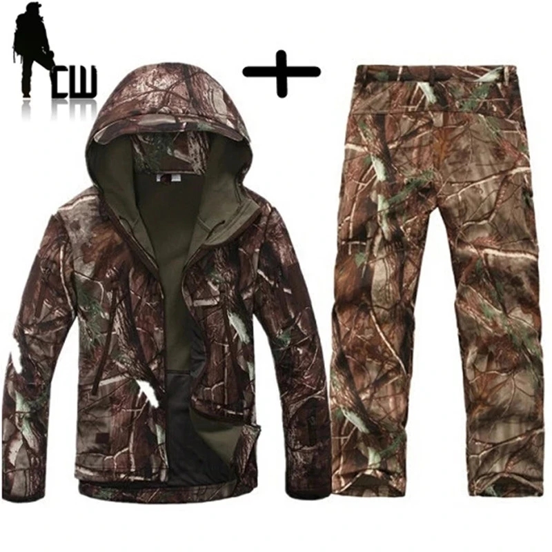 Tadgear-男性用タクティカルソフトシェルカモフラージュ - Outdoor Hunting Fleece のレビューと価格