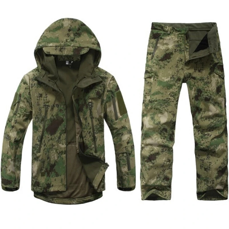 Tadgear-男性用タクティカルソフトシェルカモフラージュ - Outdoor Hunting Fleece のレビューと価格
