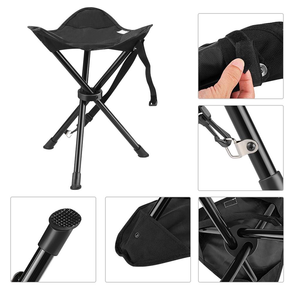 ポータブル折りたたみ式スツール,キャンプ,ウォーキング,狩猟 - Hunting And Fishing Outdoor Chairs のレビューと価格