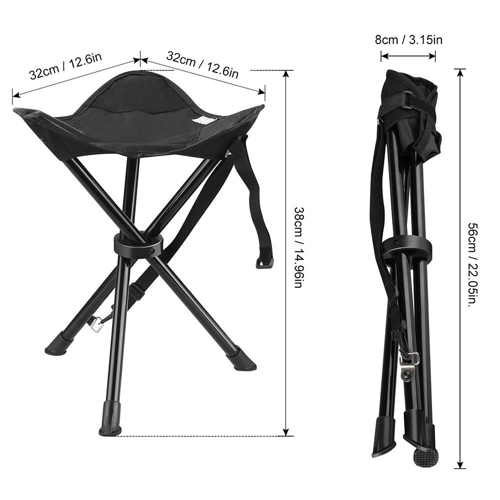 ポータブル折りたたみ式スツール,キャンプ,ウォーキング,狩猟 - Hunting And Fishing Outdoor Chairs のレビューと価格