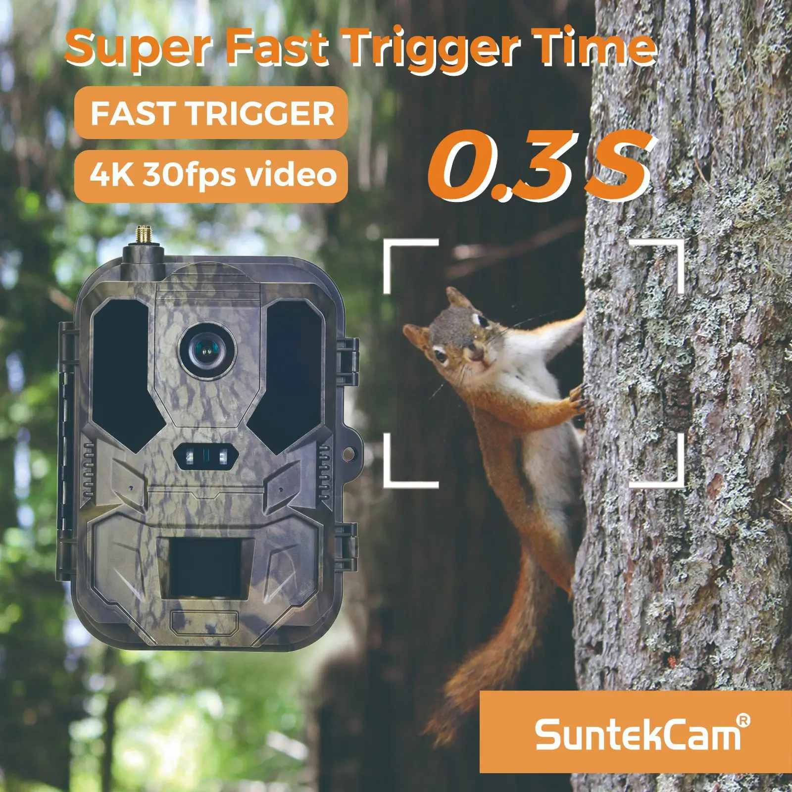 4G対応 屋外用野生動物赤外線カメラ 2.4インチ 8000 - Hunting Outdoor Camera のレビューと価格