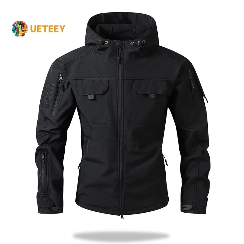 メンズタクティカルソフトシェルジャケット防水防風屋外軍事戦闘 - Safari Outdoor Hunting Jackets のレビューと価格