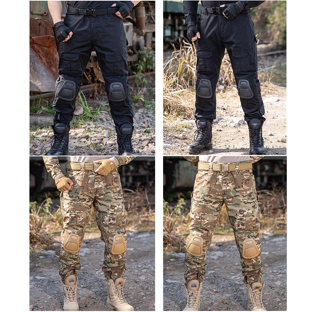 軍人用コンバットパンツ タクティカルパンツ 迷彩カーゴパンツ - Outdoor Hunting Trousers のレビューと価格