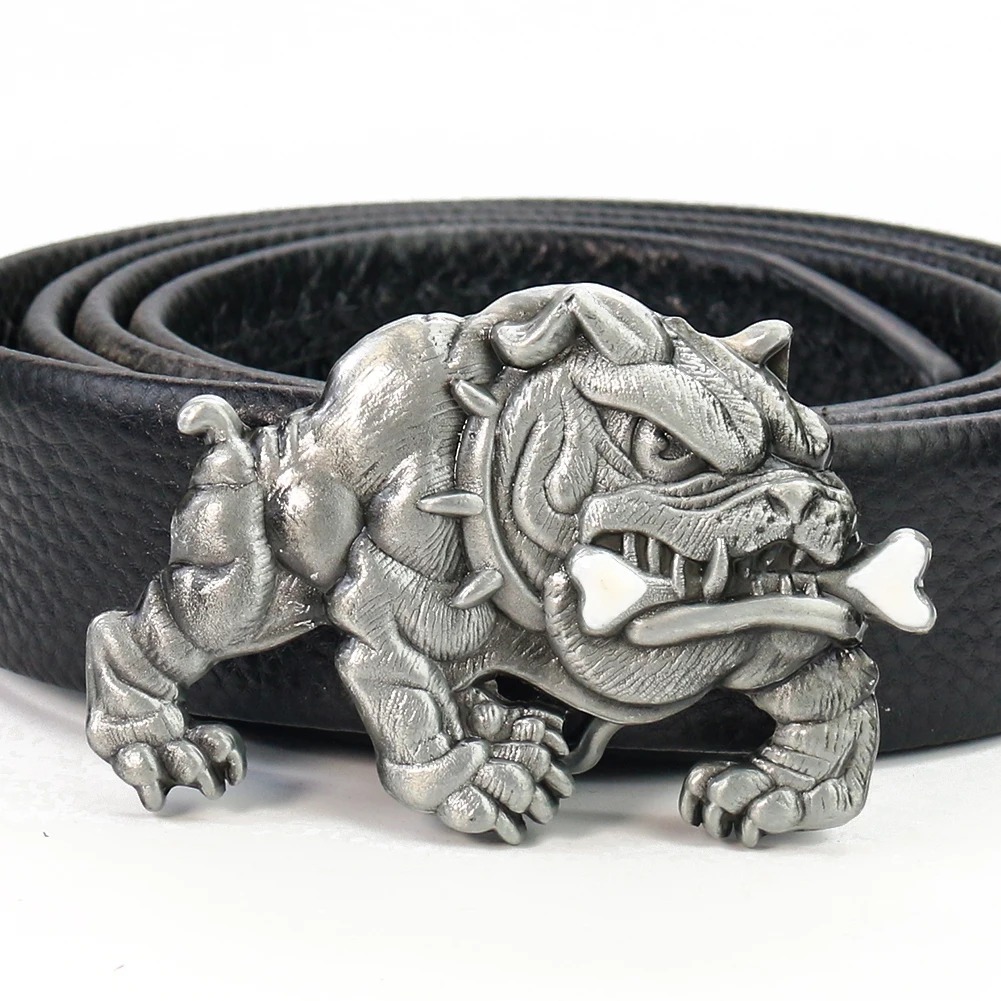 ピットブル犬の牙型ベルトバックル、亜鉛合金製、西洋カウボーイ - Hunting Dog Outdoor のレビューと価格
