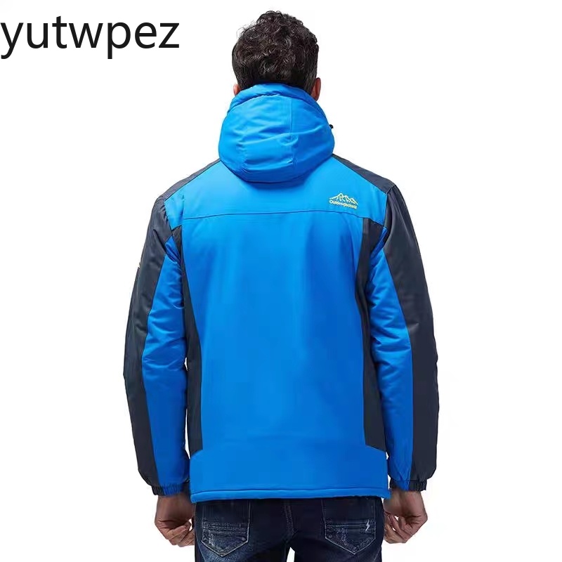 冬のジャケット男性厚く暖かい防水フード付きパーカーコート狩猟 - Outdoor Hunting Fleece のレビューと価格